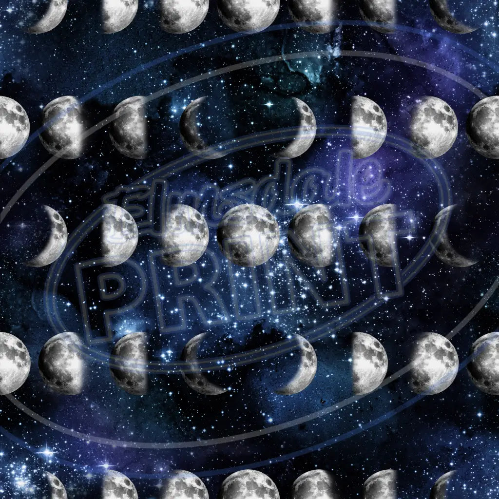 Moon Phase 011 Printed Pattern Vinyl
