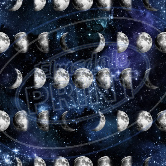 Moon Phase 011 Printed Pattern Vinyl