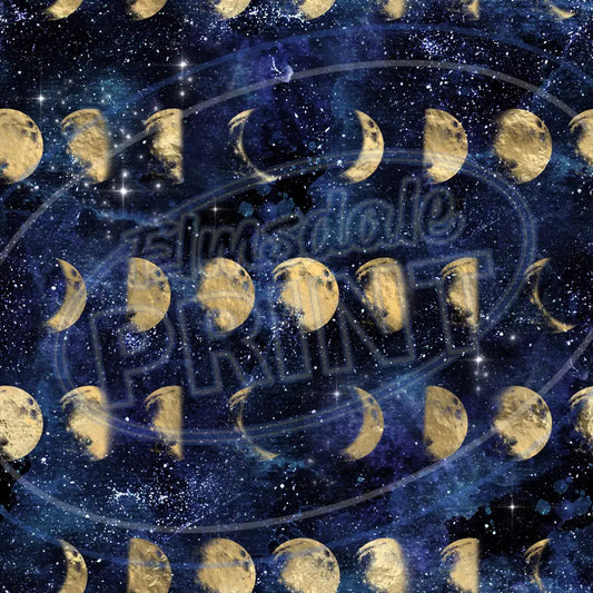 Moon Phase 012 Printed Pattern Vinyl