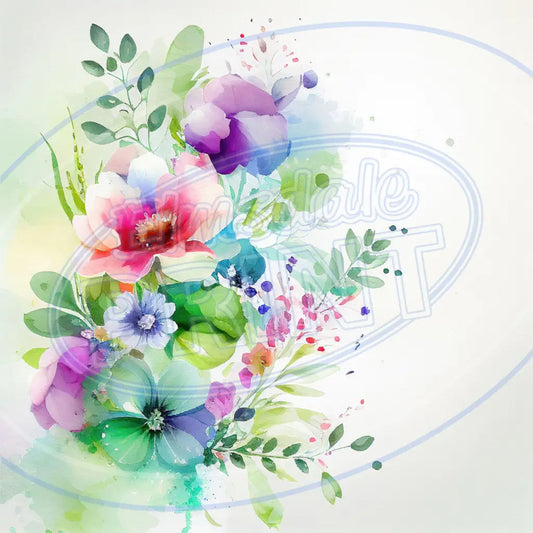 Morning Petals 001 Printed Pattern Vinyl