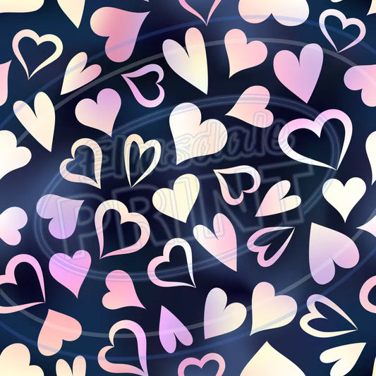 Navy Blush 003 Printed Pattern Vinyl