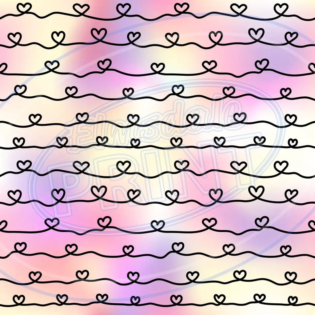 Navy Blush 014 Printed Pattern Vinyl