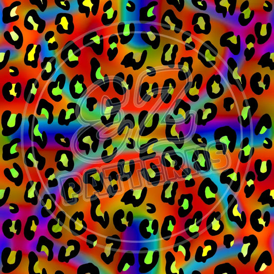 Neon Leopard 003 Printed Pattern Vinyl