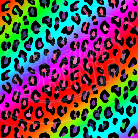 Neon Leopard 008 Printed Pattern Vinyl