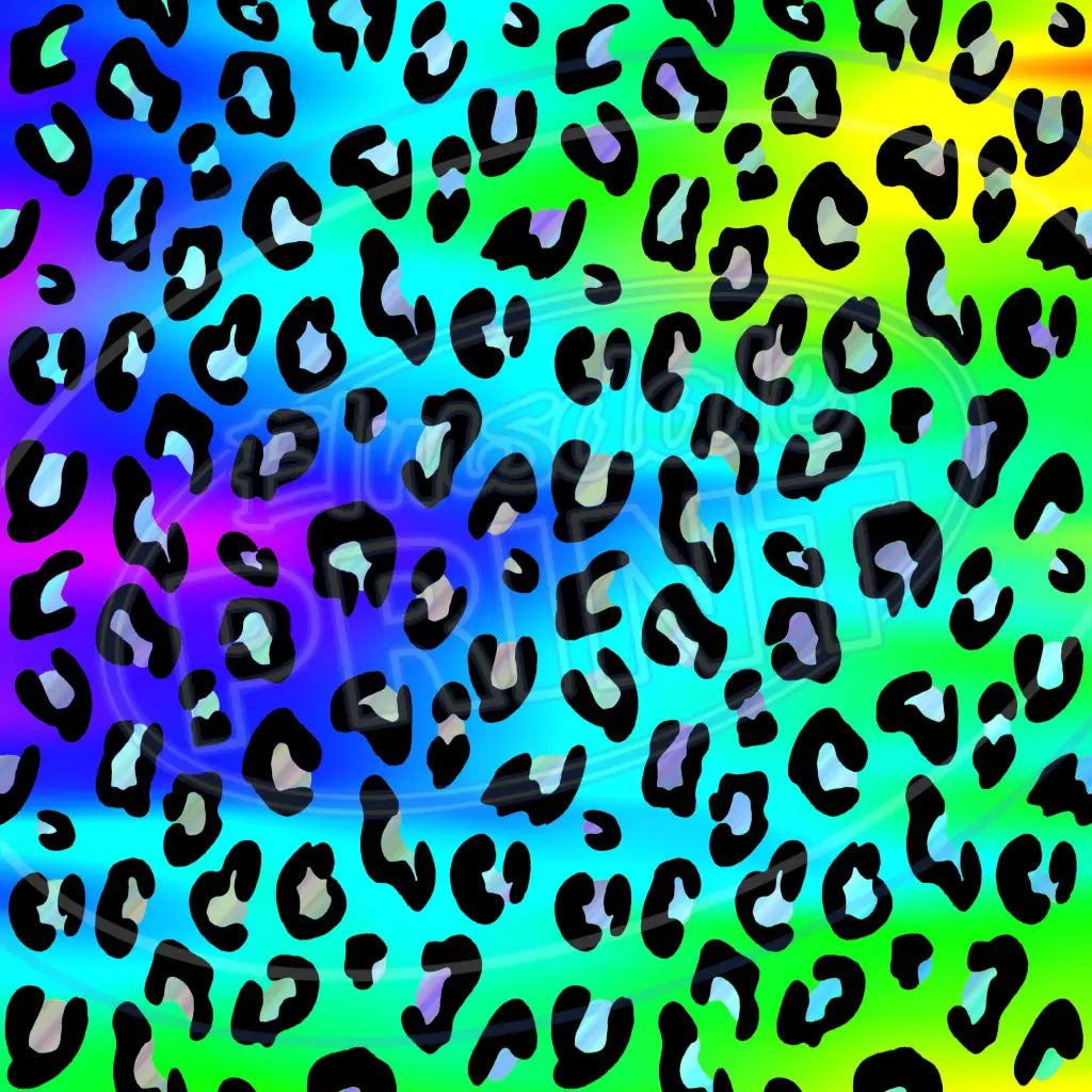 Neon Leopard 009 Printed Pattern Vinyl