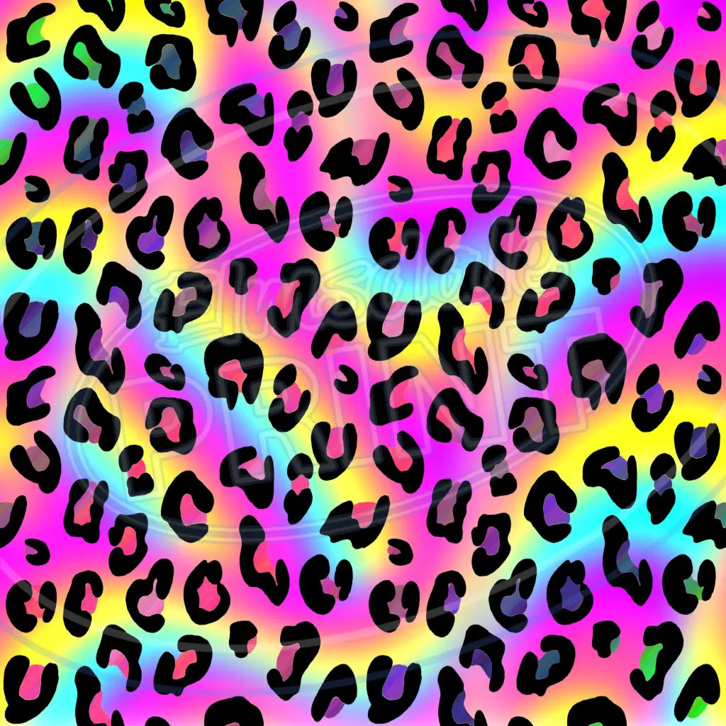 Neon Leopard 011 Printed Pattern Vinyl