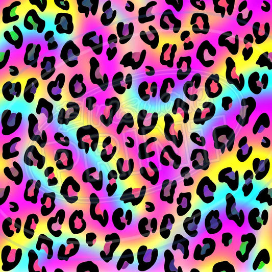 Neon Leopard 011 Printed Pattern Vinyl