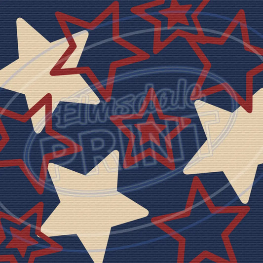 New Retro Usa 007 Printed Pattern Vinyl