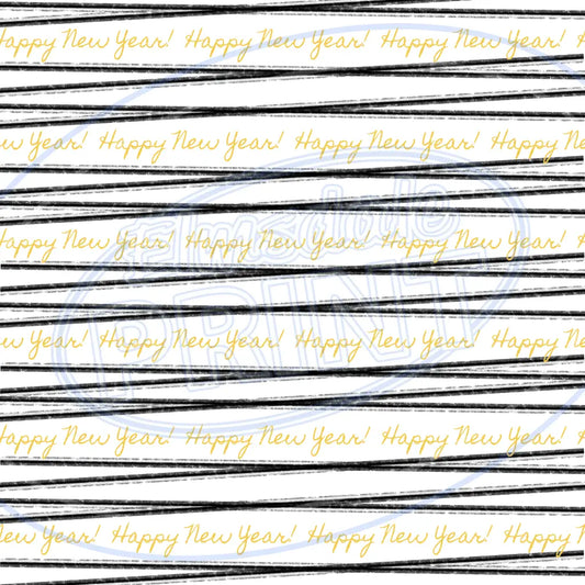 New Years Party 012 Printed Pattern Vinyl