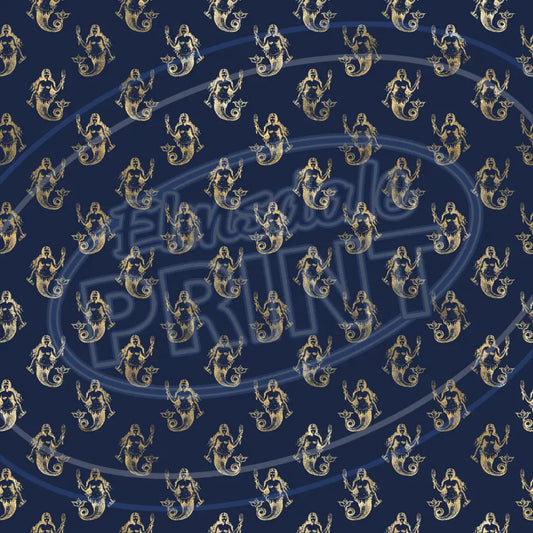 Ocean Mermaid 022 Printed Pattern Vinyl