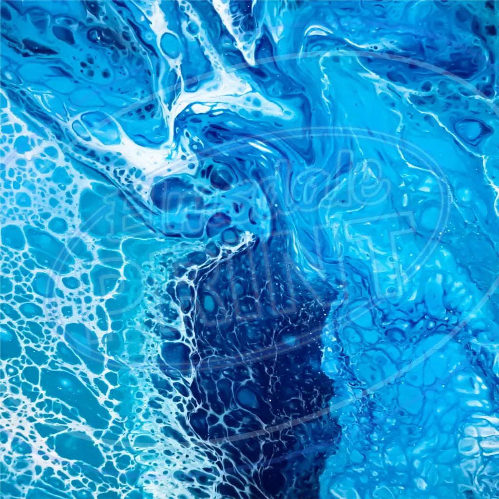 Ocean Tide Pour 006 Printed Pattern Vinyl