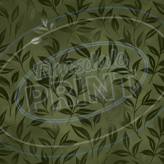 Olive Gold 007 Printed Pattern Vinyl