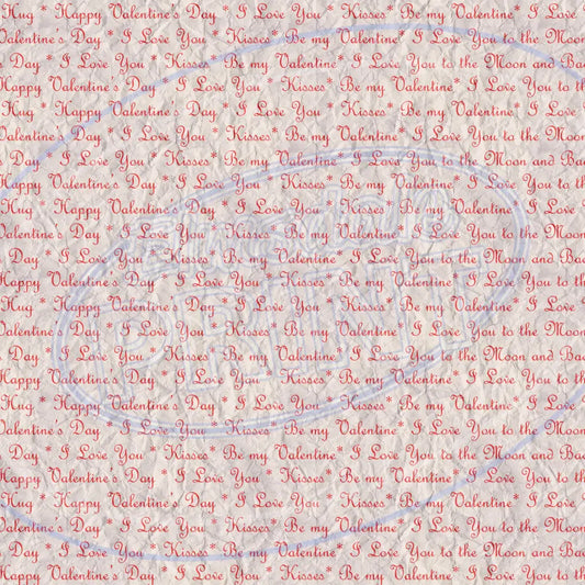 Paper Valentine 002 Printed Pattern Vinyl