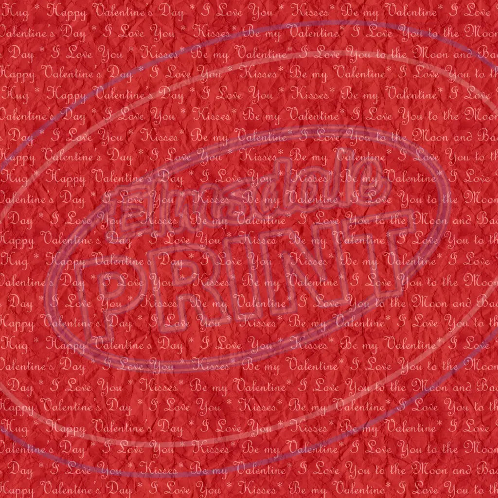 Paper Valentine 003 Printed Pattern Vinyl