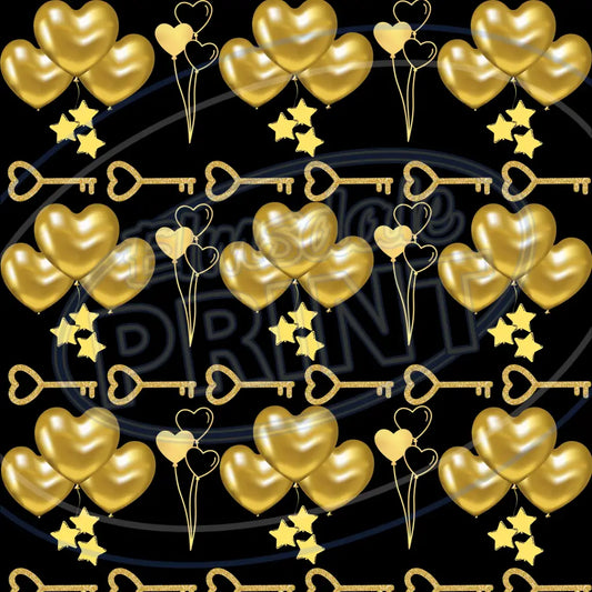 Party Balloons 002 Printed Pattern Vinyl