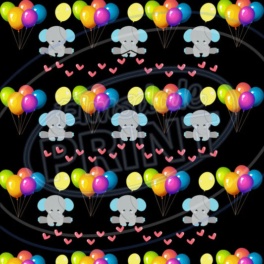Party Balloons 003 Printed Pattern Vinyl