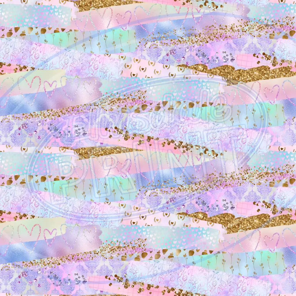Pastel Shimmer 002 Printed Pattern Vinyl