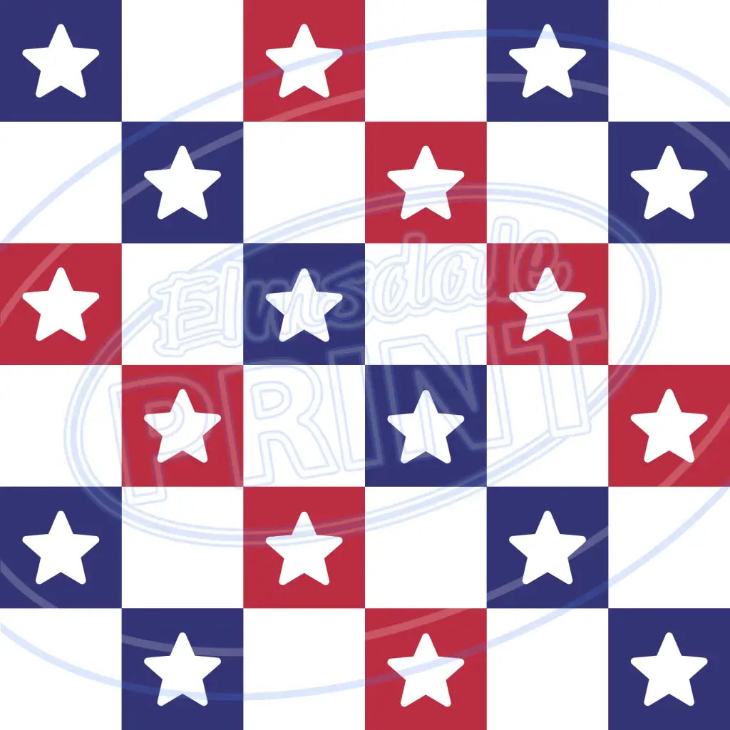 Patriotic Flag 002 Printed Pattern Vinyl