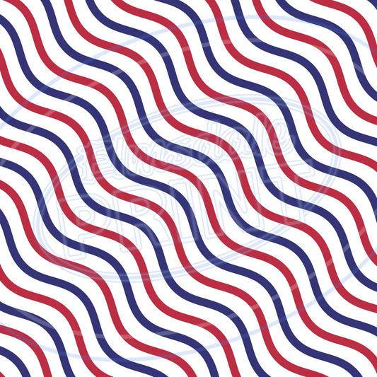 Patriotic Flag 005 Printed Pattern Vinyl