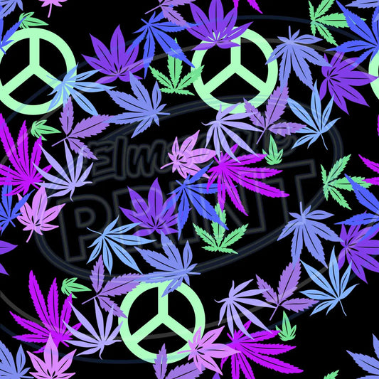 Peace Leaf 014 Printed Pattern Vinyl