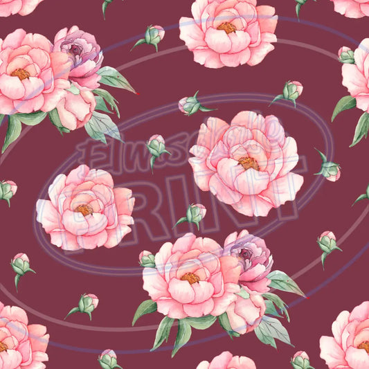 Peony Pink 001 Printed Pattern Vinyl