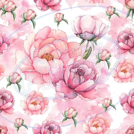 Peony Pink 002 Printed Pattern Vinyl
