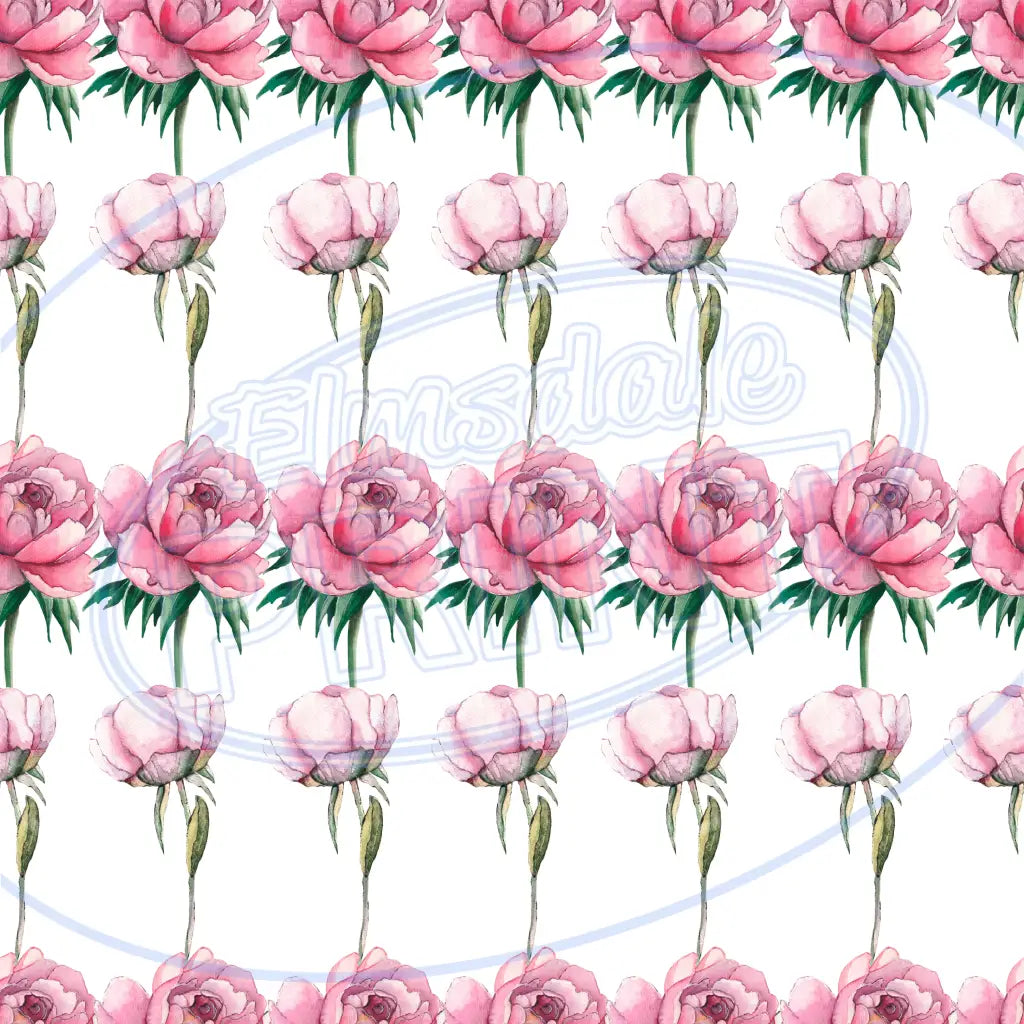 Peony Pink 007 Printed Pattern Vinyl