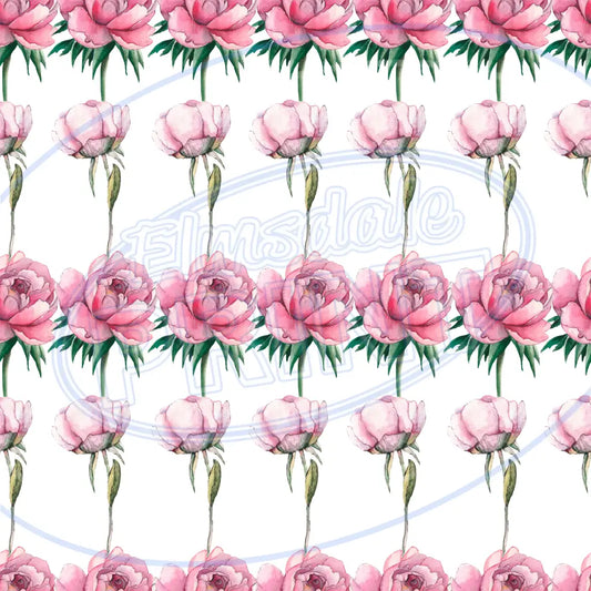 Peony Pink 007 Printed Pattern Vinyl