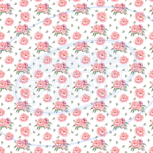 Peony Pink 009 Printed Pattern Vinyl