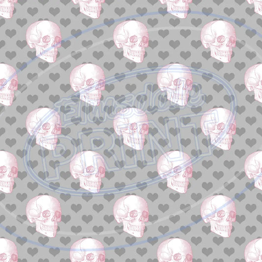 Pink Black Goth 001 Printed Pattern Vinyl