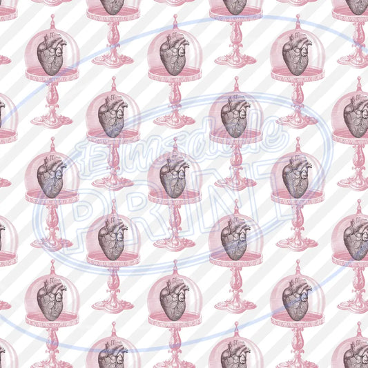 Pink Black Goth 011 Printed Pattern Vinyl