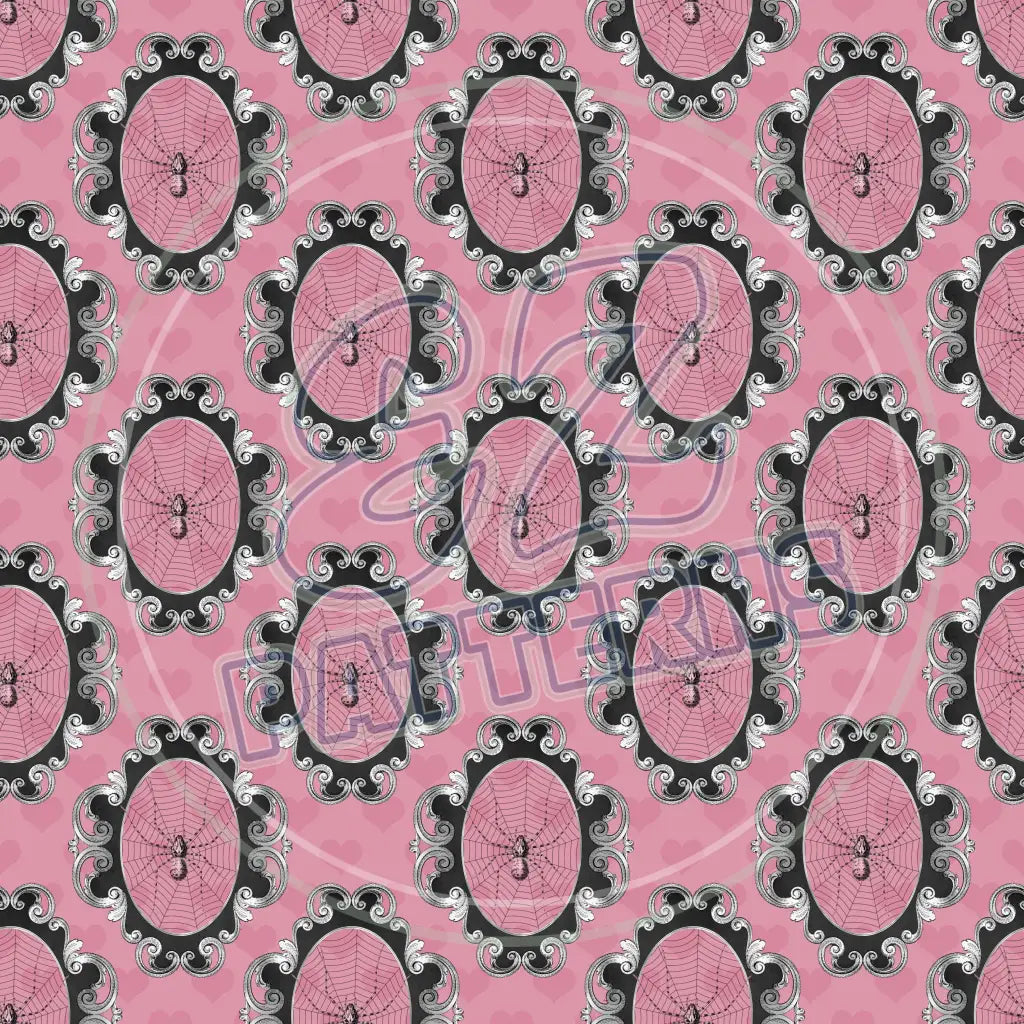 Pink Black Goth 013 Printed Pattern Vinyl