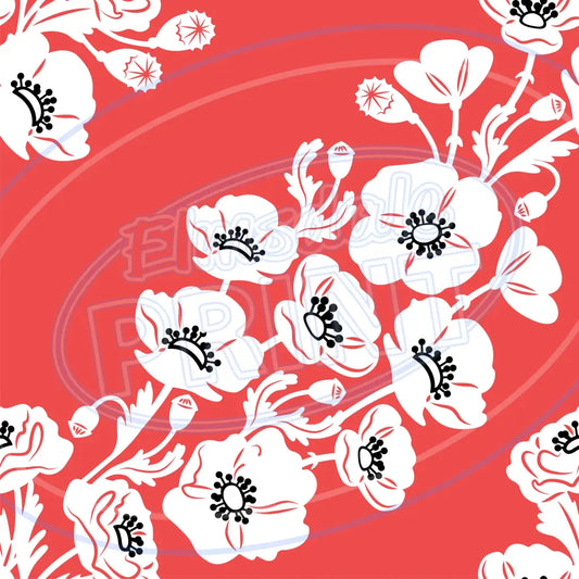 Poppy Garden 004 Printed Pattern Vinyl