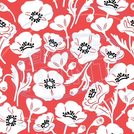 Poppy Garden 005 Printed Pattern Vinyl
