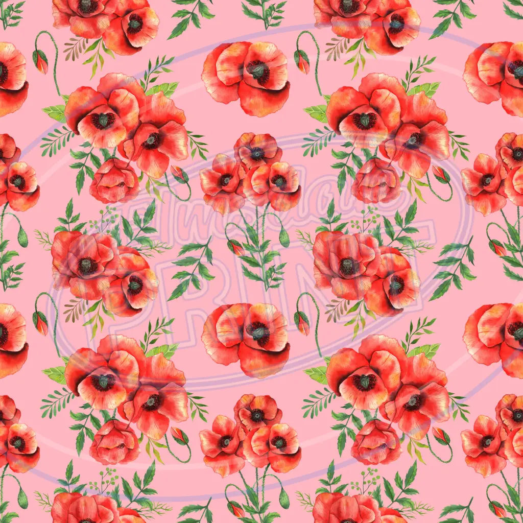 Poppy Meadows 002 Printed Pattern Vinyl