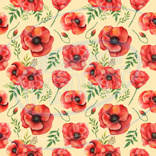 Poppy Meadows 009 Printed Pattern Vinyl