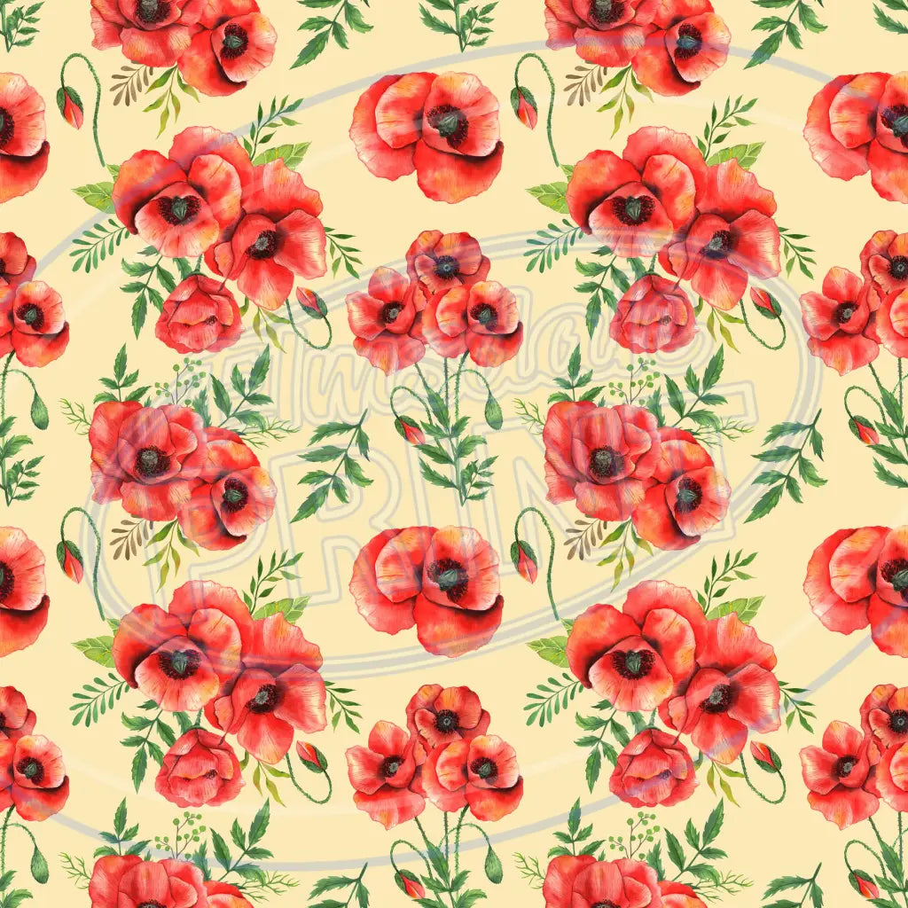 Poppy Meadows 010 Printed Pattern Vinyl