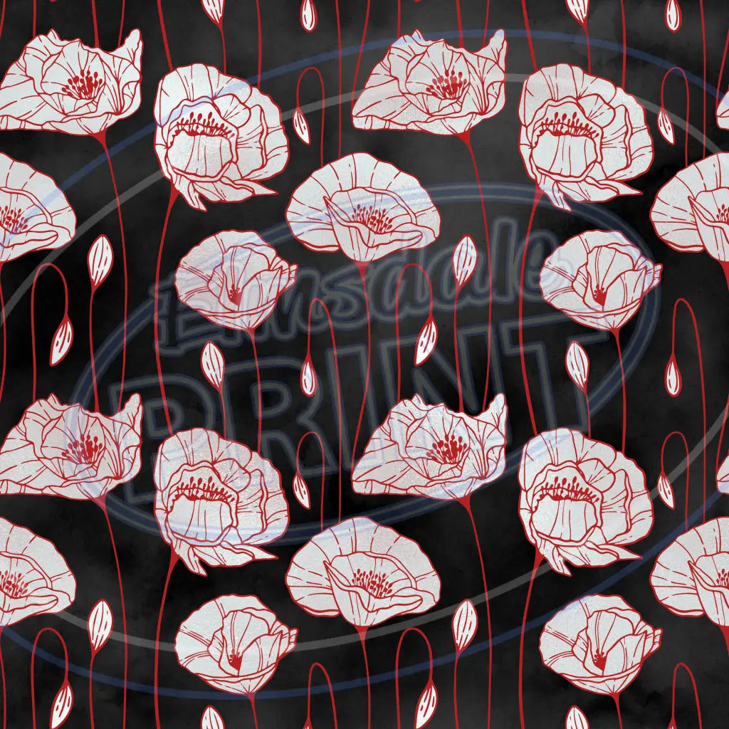 Poppy Sheen 008 Printed Pattern Vinyl