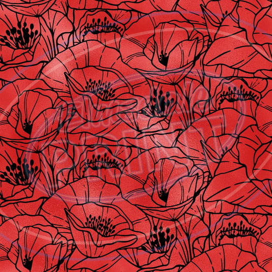 Poppy Sheen 009 Printed Pattern Vinyl