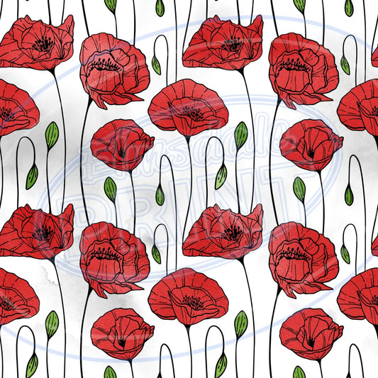 Poppy Sheen 011 Printed Pattern Vinyl