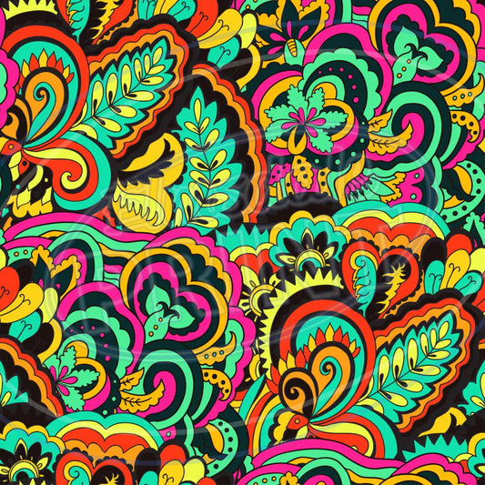 Trippy Psychedelic 011 Printed Pattern Vinyl