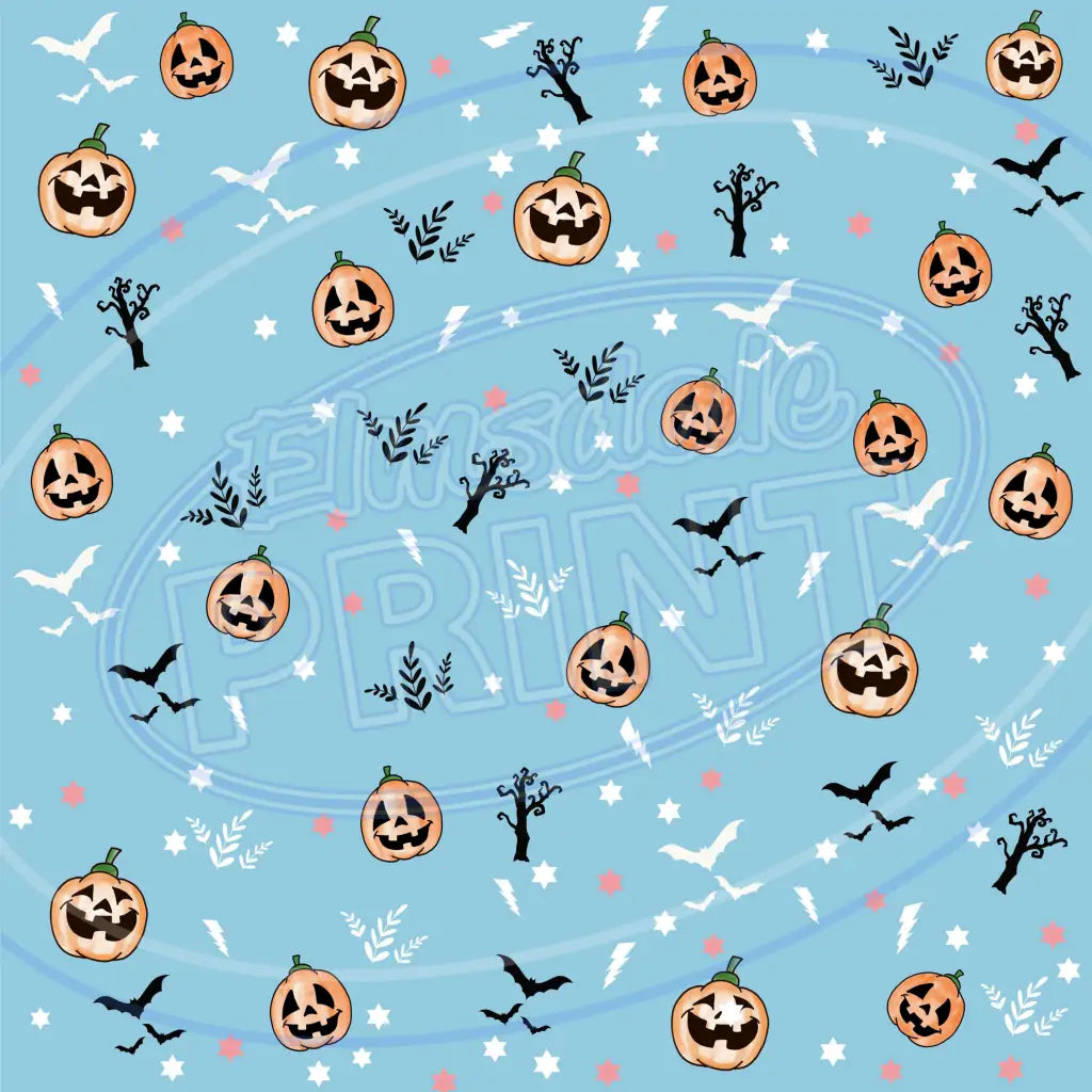 Pumpkin Head 001 Printed Pattern Vinyl