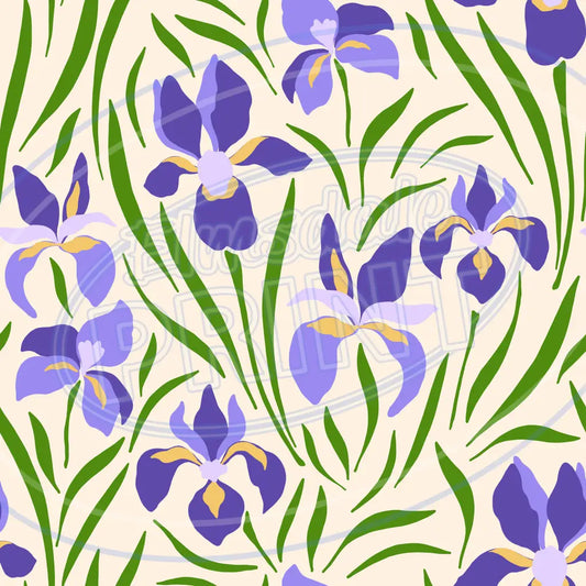 Purple Petals 009 Printed Pattern Vinyl