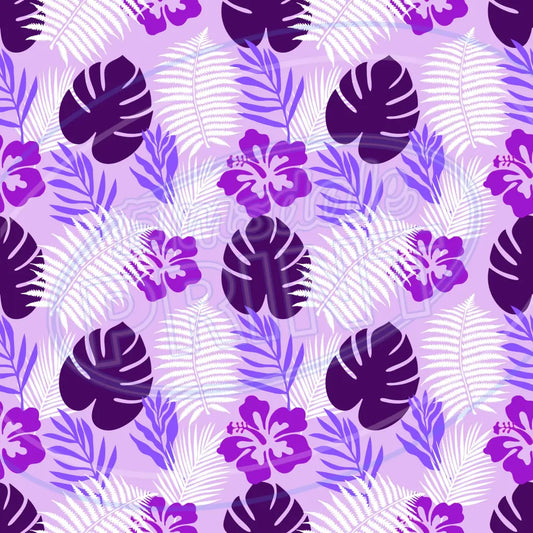 Purple Tropics 015 Printed Pattern Vinyl
