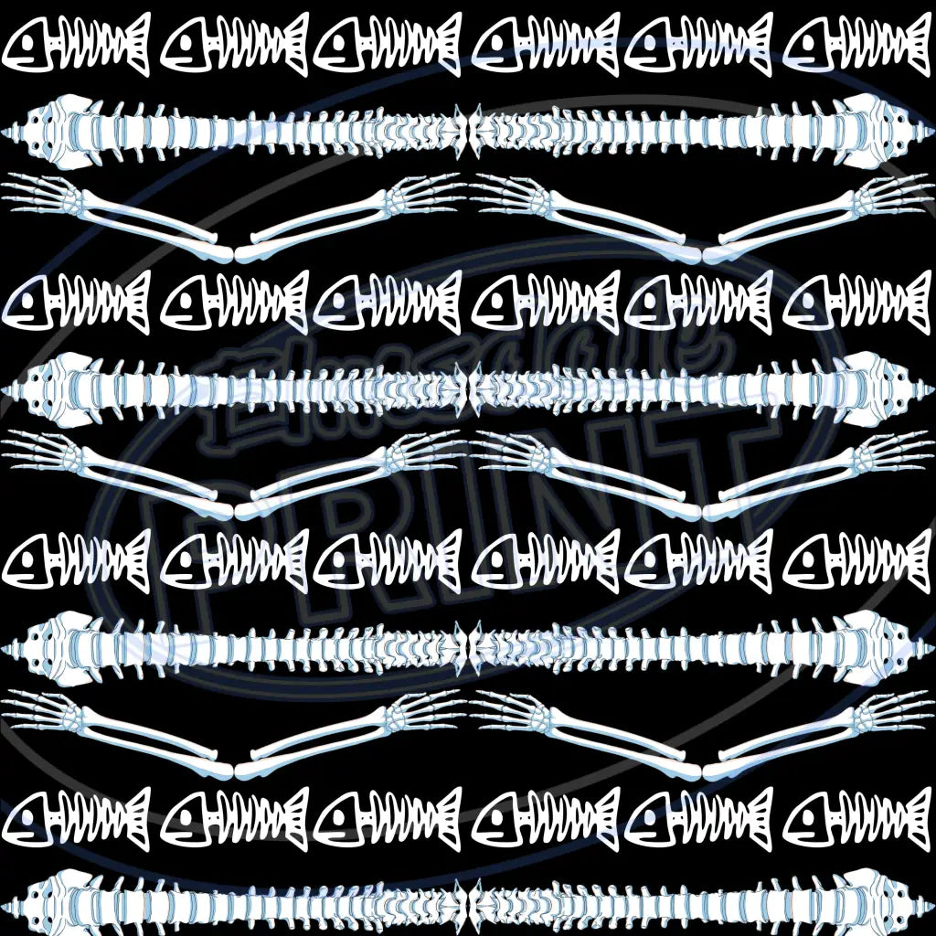 Rack Of Bones 008 Printed Pattern Vinyl