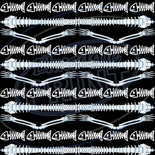 Rack Of Bones 008 Printed Pattern Vinyl