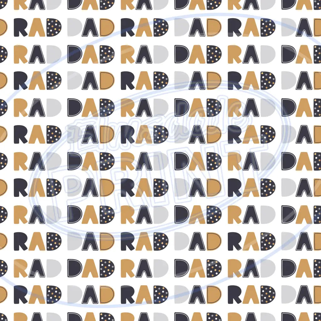 Rad Dad 001 Printed Pattern Vinyl
