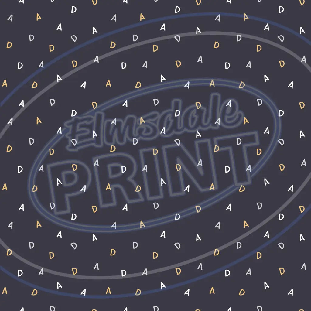 Rad Dad 002 Printed Pattern Vinyl