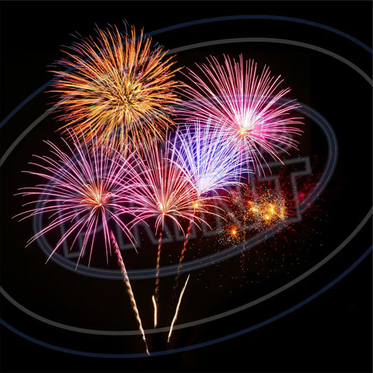 Real Fireworks 005 Printed Pattern Vinyl