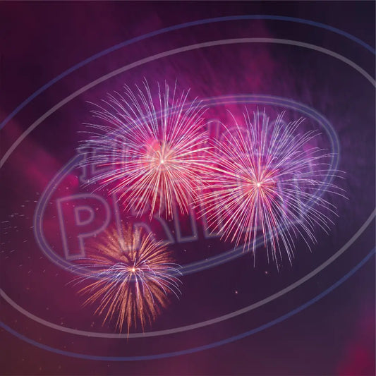 Real Fireworks 007 Printed Pattern Vinyl